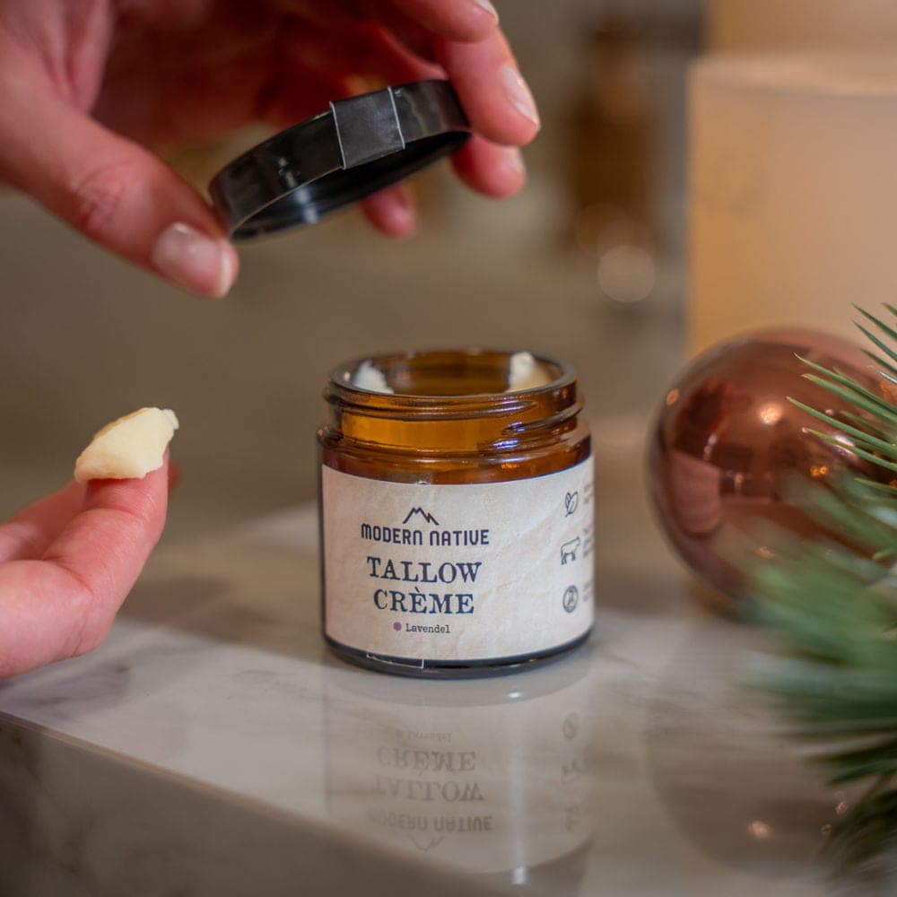 Hoe gebruik je de tallow crème?